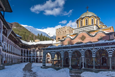 49747879 - amazing panorama of rila monastery, kyustendil region, bulgaria